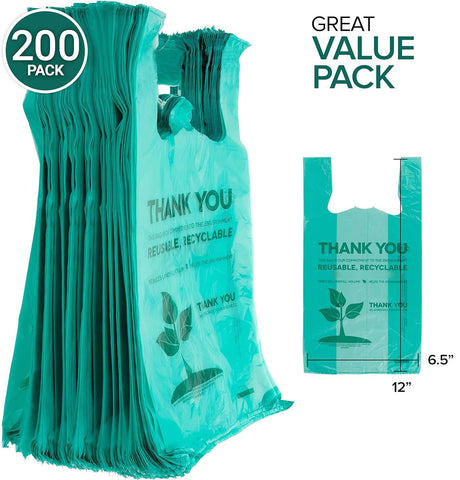 Stock Your Home paquete de 200 bolsas para supermercado y hogar