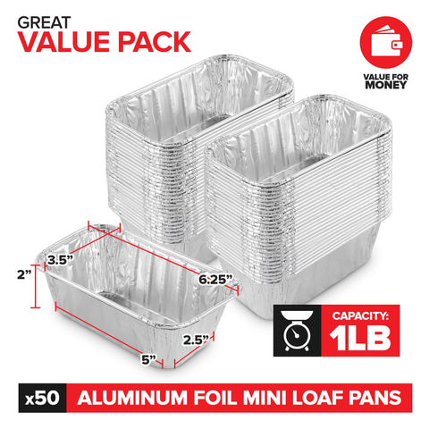 Stock Your Home: paquete de 50 moldes para hornear, práctico y económico