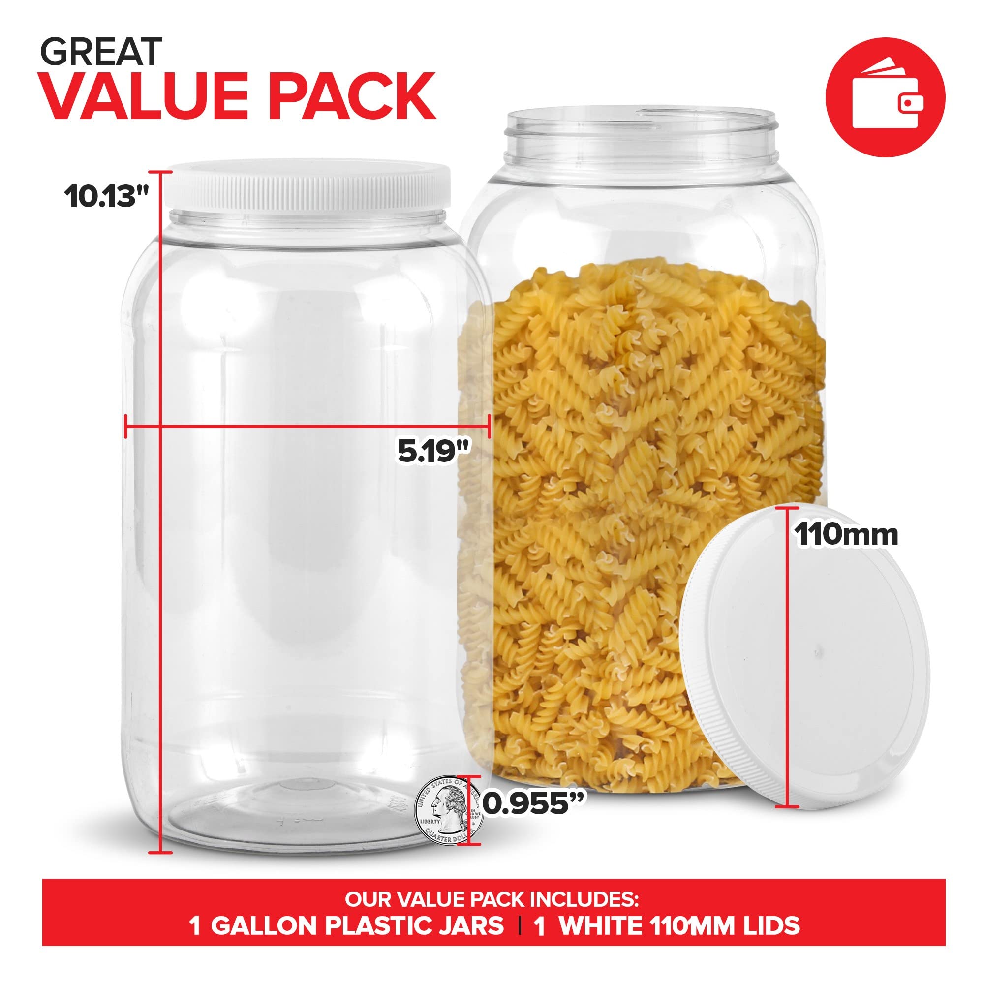 Stock Your Home tapa con forro de espuma para evitar derrames.