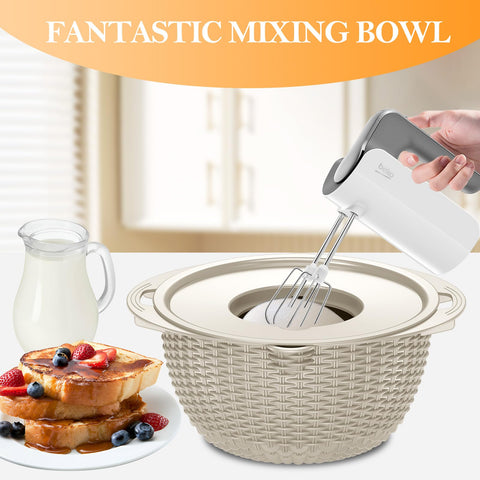 Stockpot bol grande para mezclar, refrigerar y almacenar con facilidad.