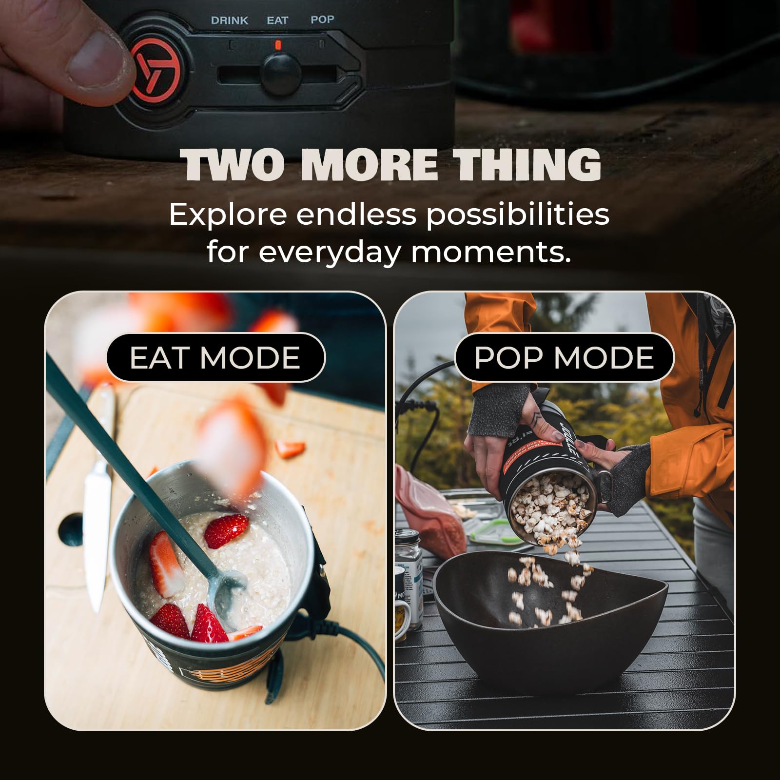 STOKE VOLTAICS control con un botón para uso sencillo.