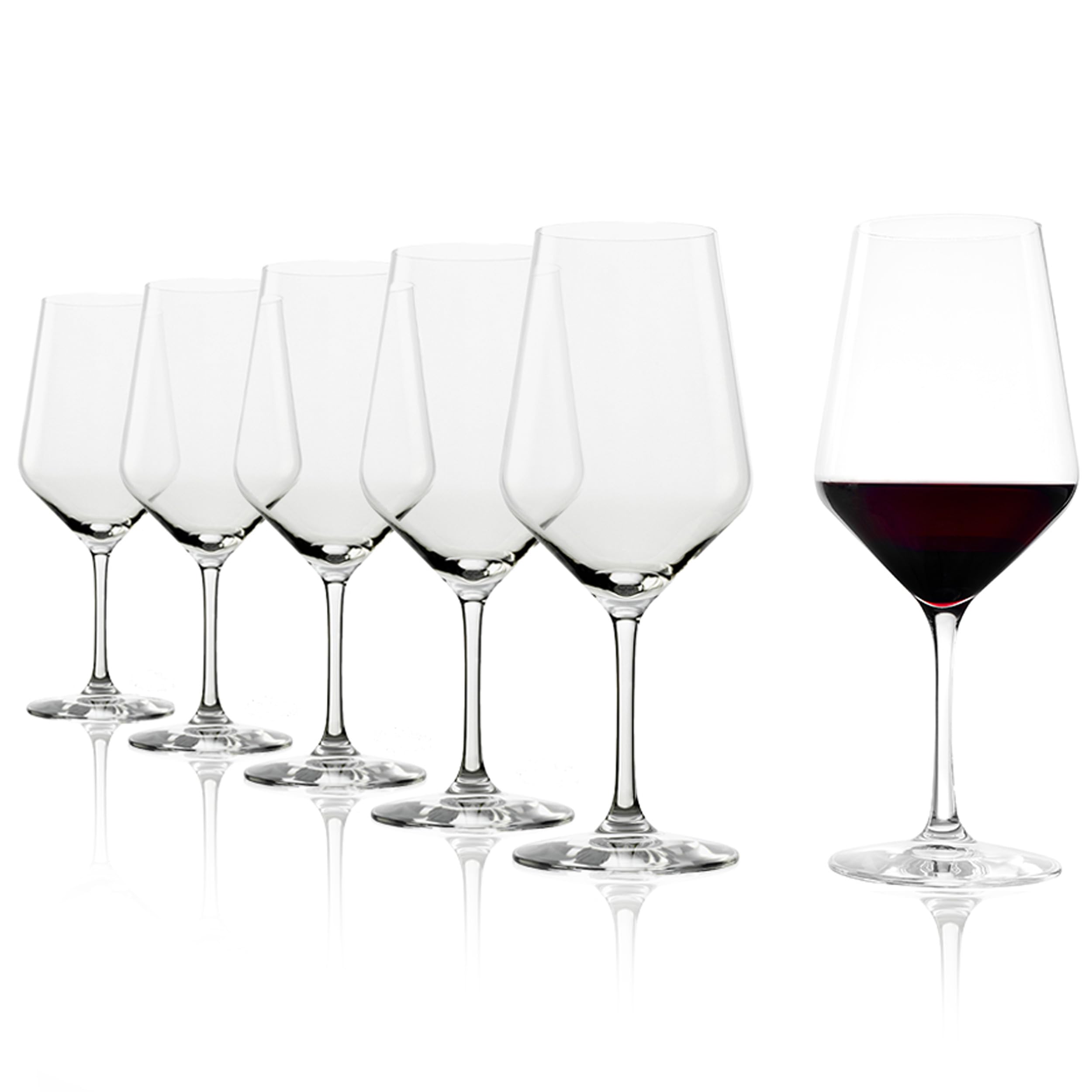stolzle lausitz revolution copa bordeaux, enfoque en aroma intenso para vinos robustos.