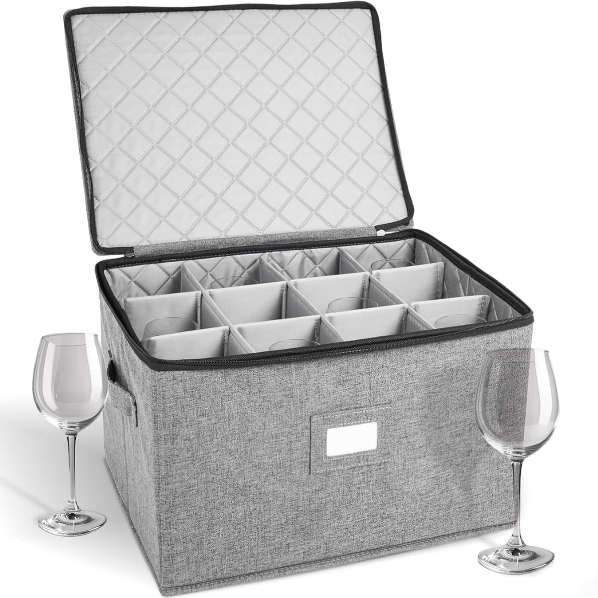Storagelab caja-almacenamiento-vasos-cristal protege vasos delicados durante almacenamiento.