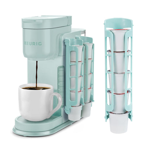 STORAGENIE porta cápsulas Keurig lateral, ahorro de espacio en la cocina.