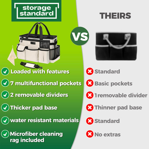 Storage Standard caddy de limpieza, correa ajustable para transportar sin esfuerzo.