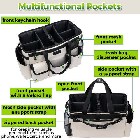 Storage Standard correa acolchada, transporte cómodo durante las tareas de limpieza.