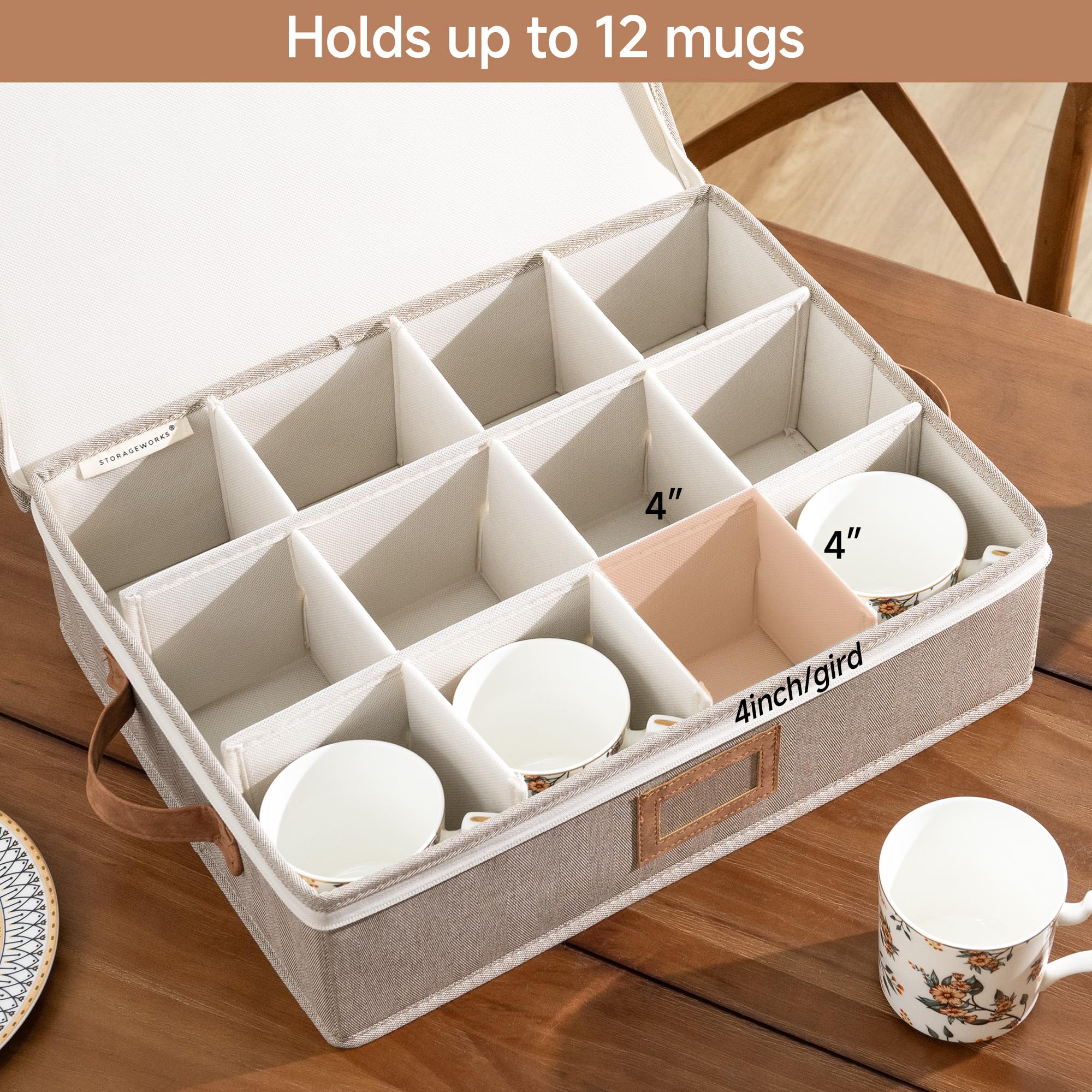 StorageWorks caja plegable para maximizar espacio cuando no se usa.