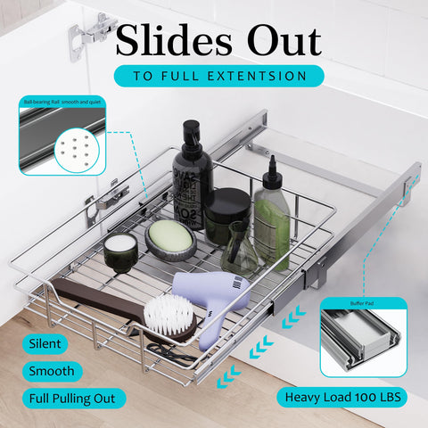Capacidad de 100 libras STORKING, soporta artículos pesados para cocina.