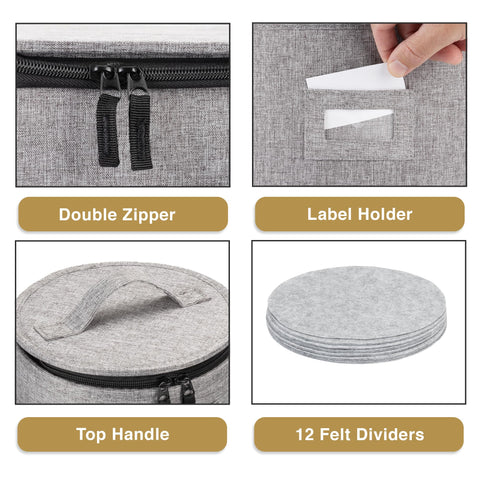 STOZU interior acolchado para vajilla, protección suave