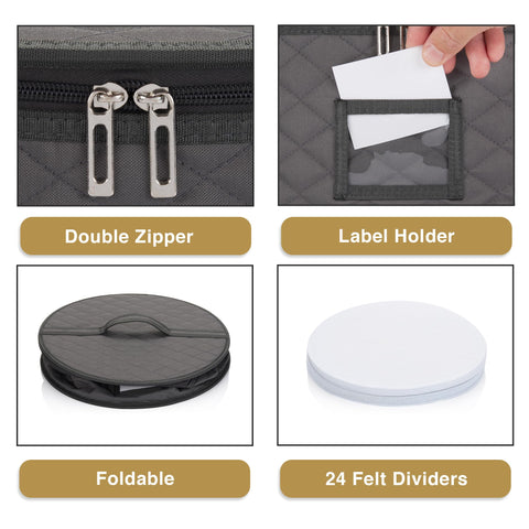 STOZU protección interior con acolchado reduce golpes al mover la vajilla