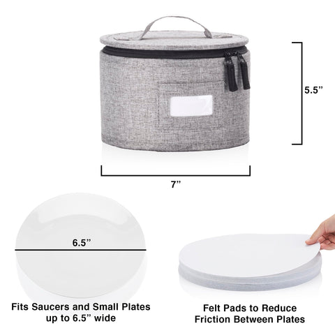 STOZU separadores de fieltro para 12 platos, protección de superficie