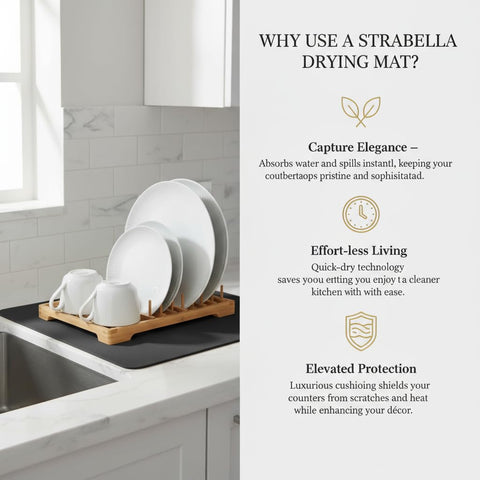 Strabella tecnologia-antideslizante-cocina: seguridad al manipular vajilla mojada.