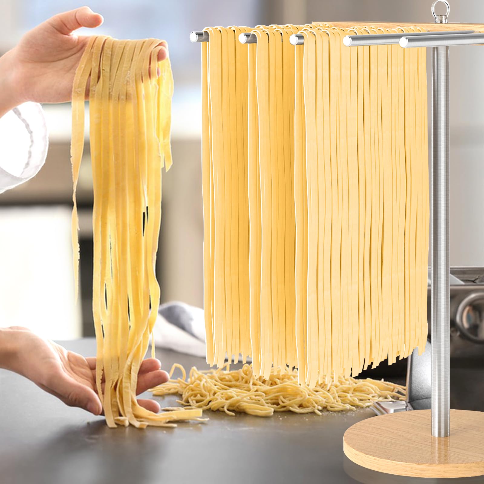 STWWO brazos de acero 304 inoxidables para pasta sin pegar