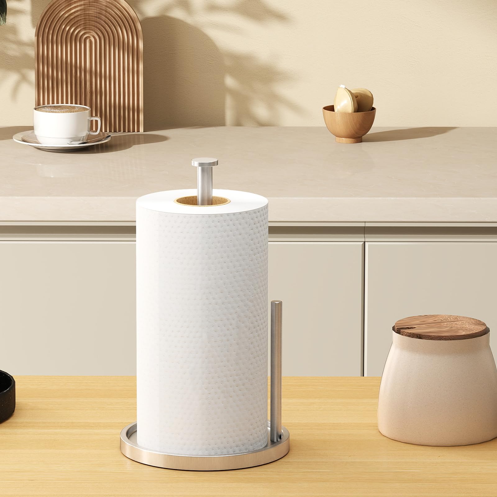 STWWO es compatible con papel toalla estándar y grande