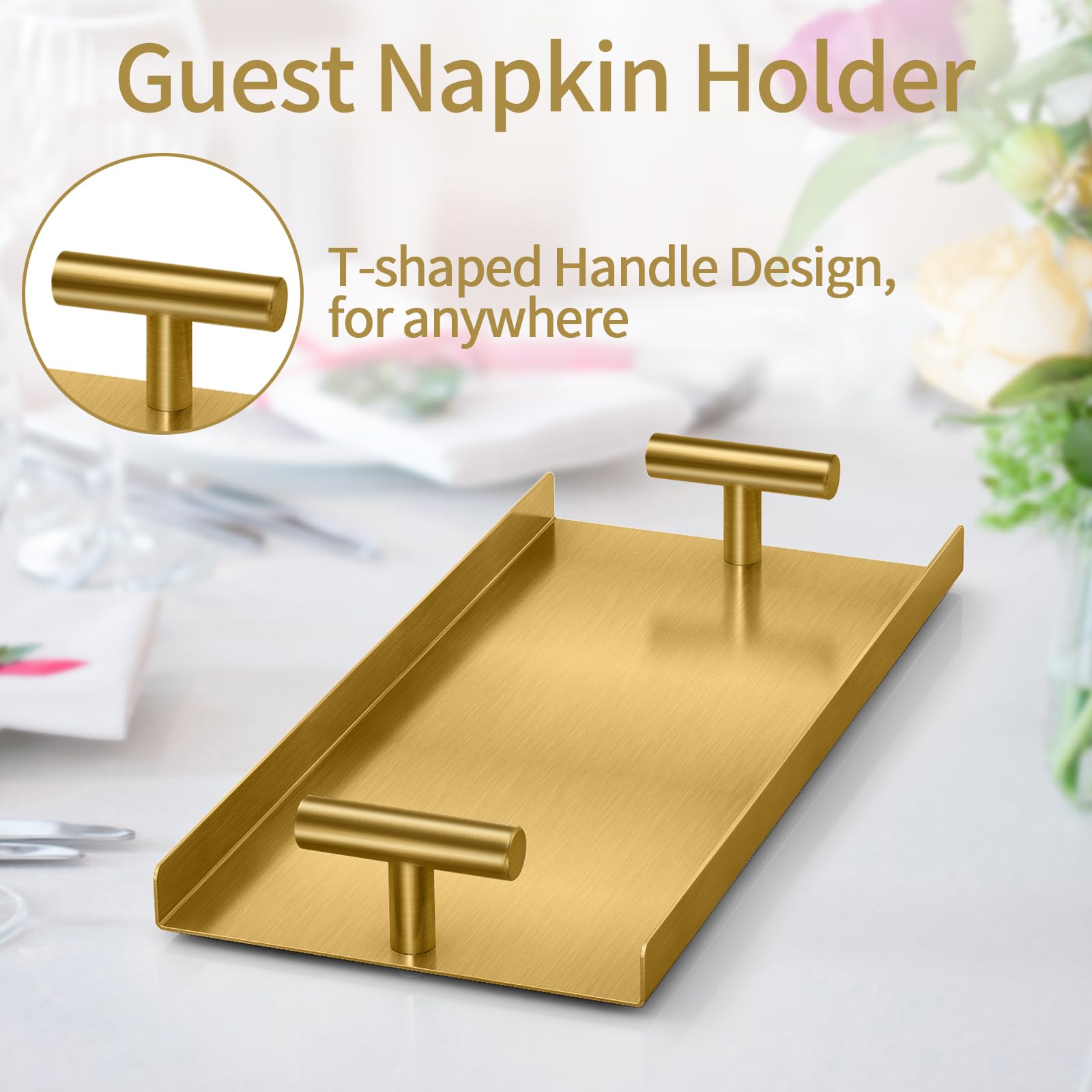 STWWO porta-servilletas multiusos para baño, cocina y tocador.