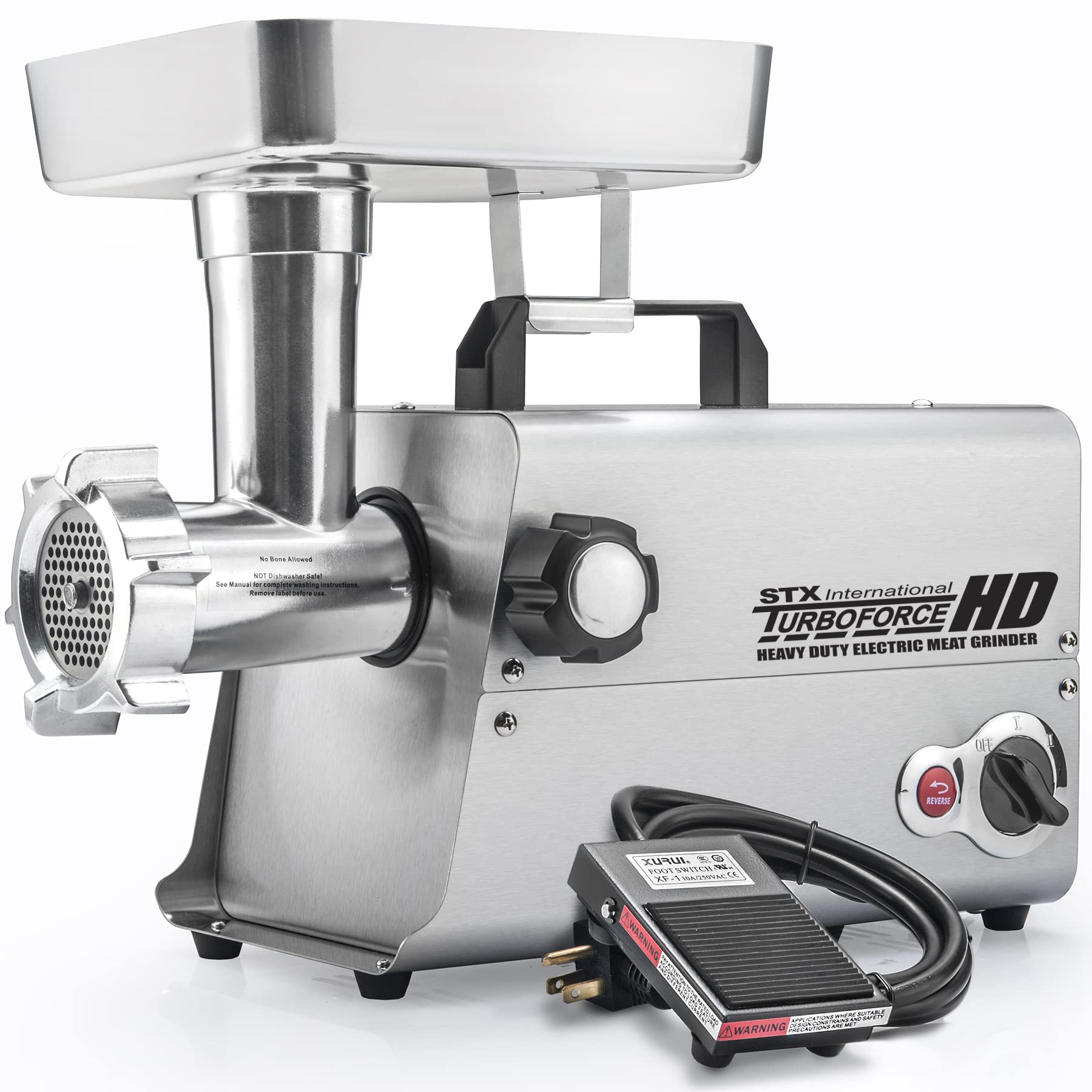STX Turboforce HD frente del equipo, potencia para moler carne en casa.