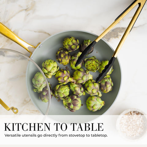 Batidor dorado STYLED SETTINGS, mezcla suave para recetas variadas.