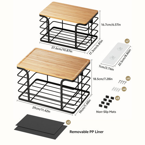 Stylstoreazy base con revestimiento PP protege y facilita la limpieza de la bandeja