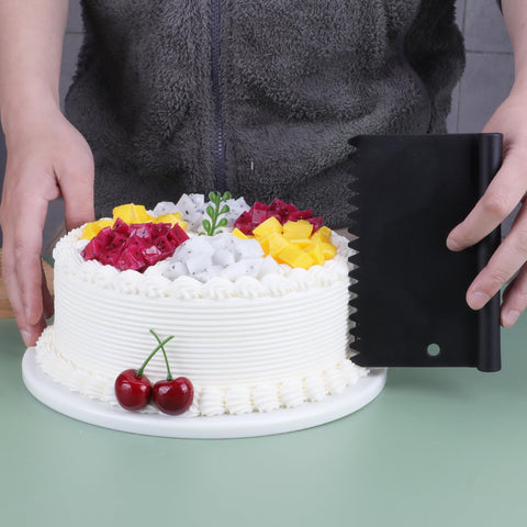 Raspadores de masa flexibles con mango Suanyok para modelar masa