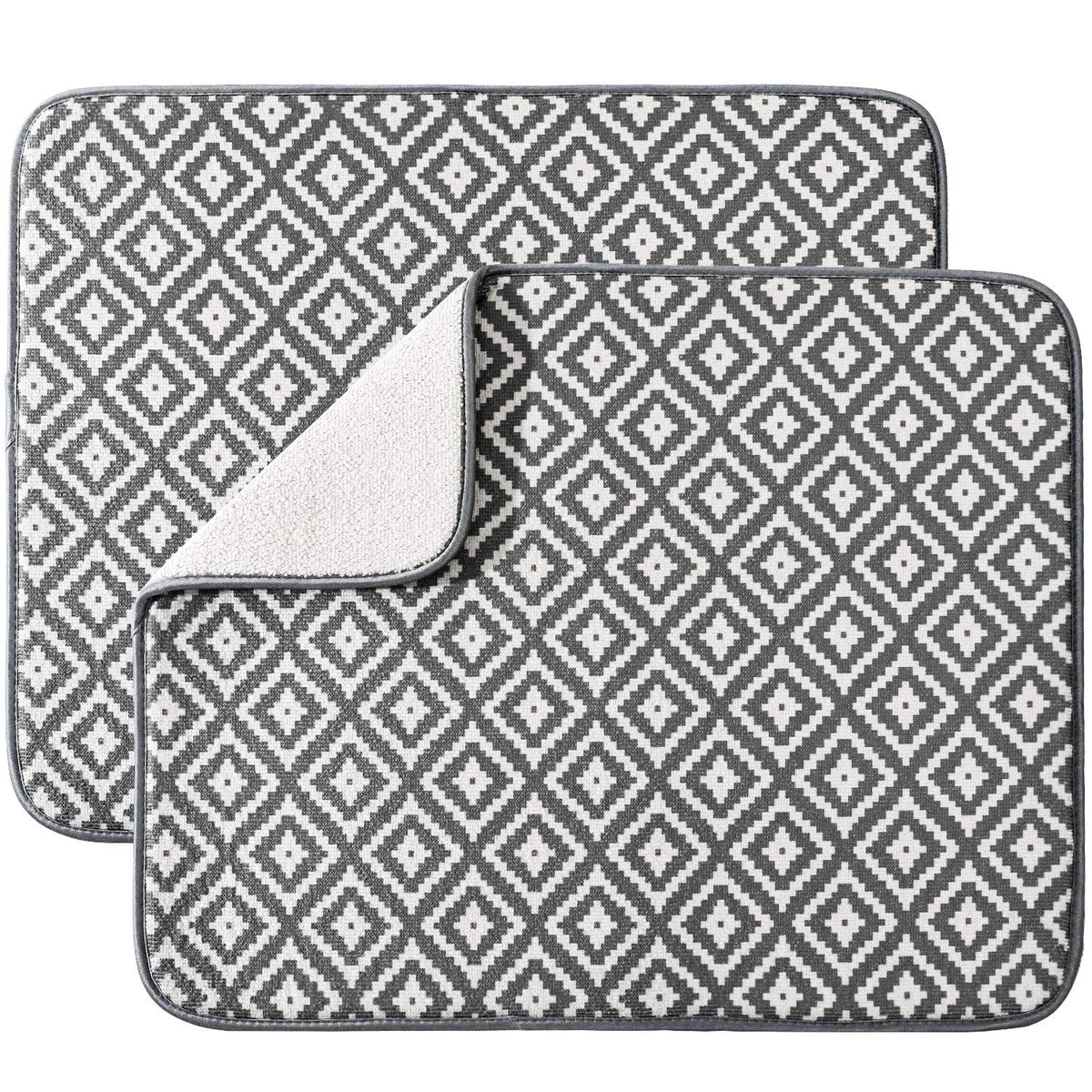 SUBEKYU alfombrilla secado para platos principal, absorción rápida para vajilla.