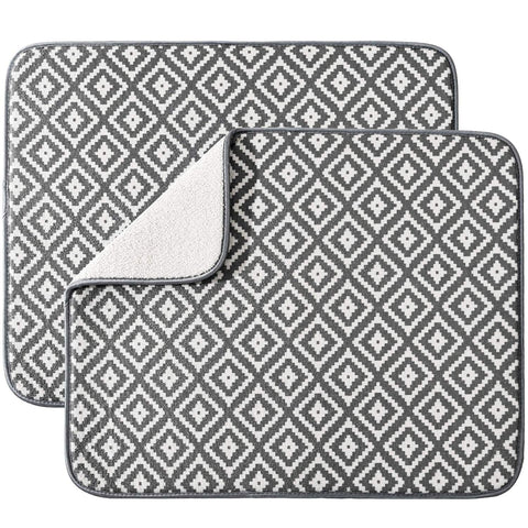 SUBEKYU alfombrilla secado para platos principal, absorción rápida para vajilla.