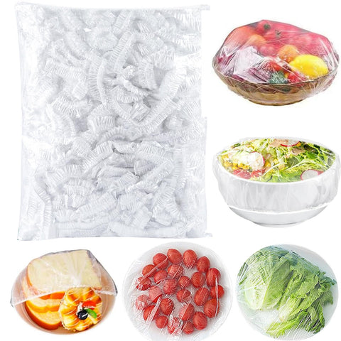 Cubiertas elásticas Sublaga para cuencos transparentes, mantienen la frescura de los alimentos