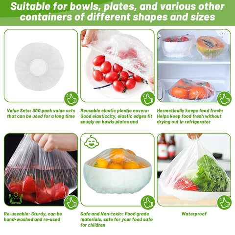 Sublaga cubiertas reutilizables para alimentos, fáciles de lavar a mano