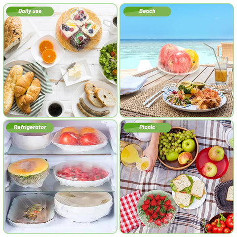 Sublaga tapas en diferentes tallas para cubrir tazones y recipientes diversos.