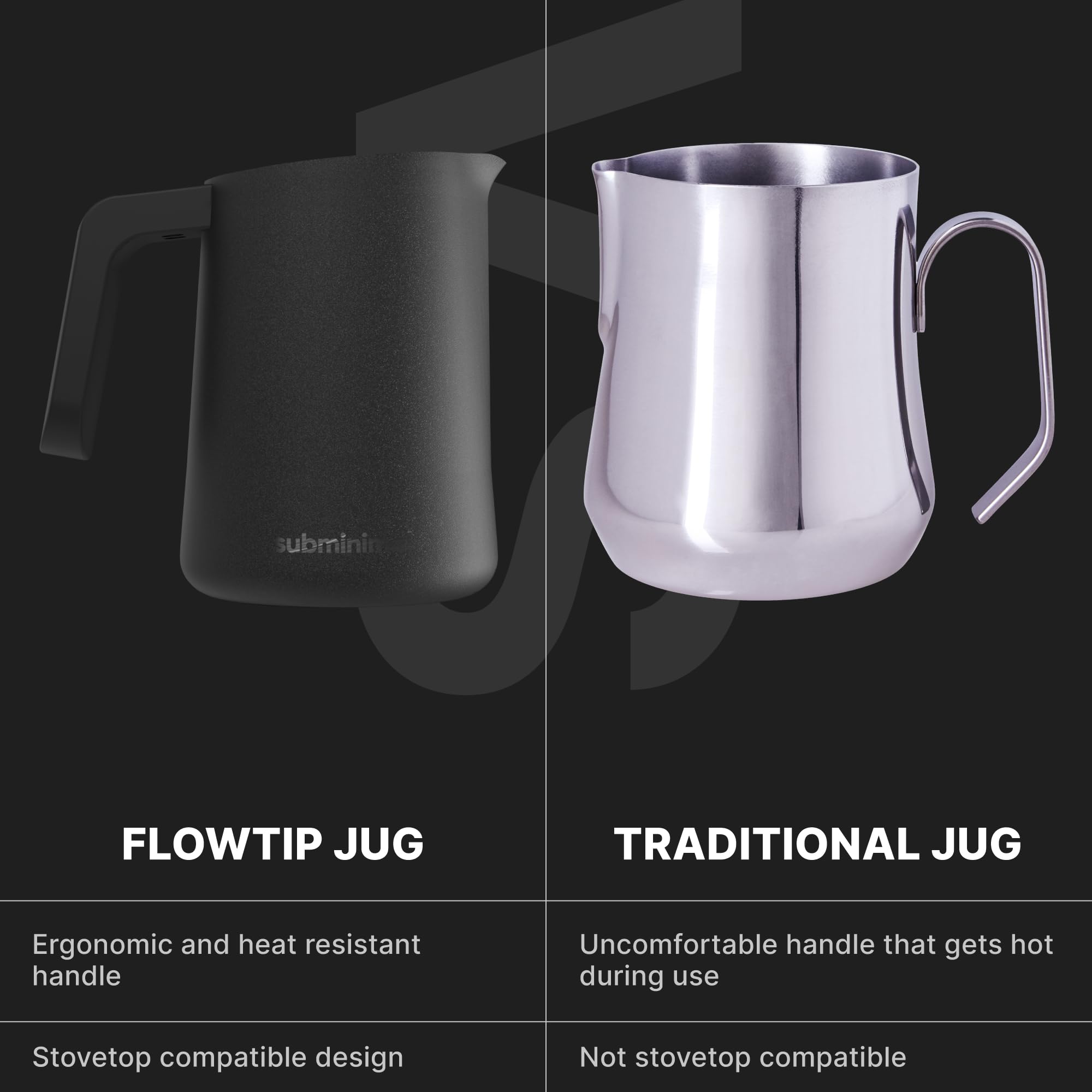Subminimal FlowTip capacidad 450 ml, tamaño ideal para uso diario