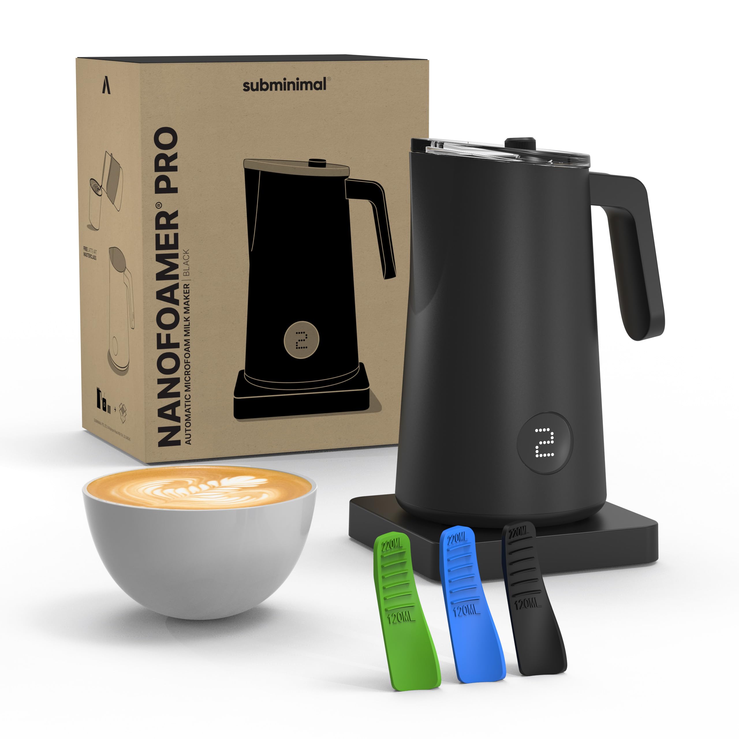 Subminimal NanoFoamer Pro Gen-2: ajuste de impulsor para microespuma estable y cremosa.