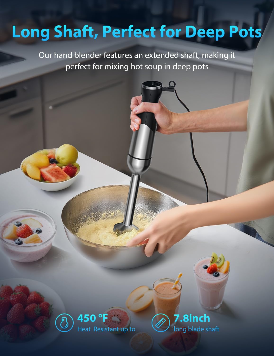 Subry Chefy diseño ligero y ergonómico para uso cómodo