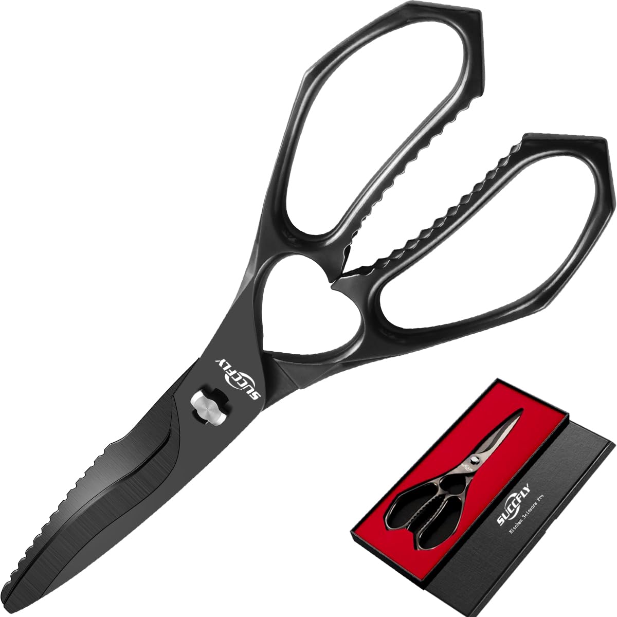 Tijeras SUCCFLY con filo ultra afilado para cortes precisos en la cocina