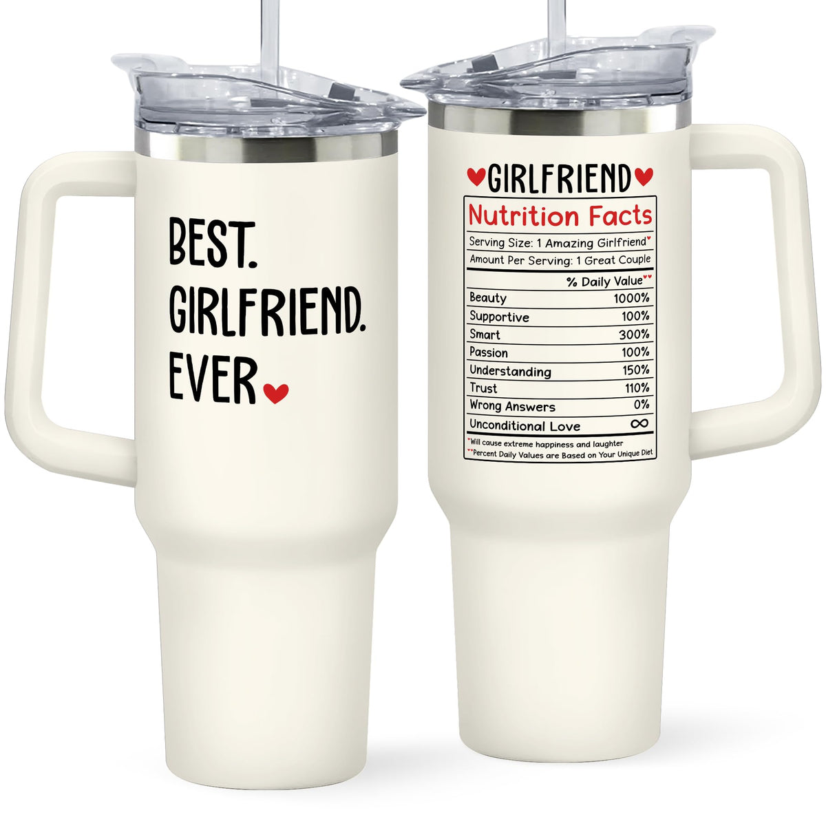 Suchagift vaso térmico 40oz con tapa para mantener bebidas calientes o frías.