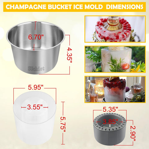 SUchict molde-hielo-plastico-seguro, ligero y estable para cualquier receta de enfriamiento.