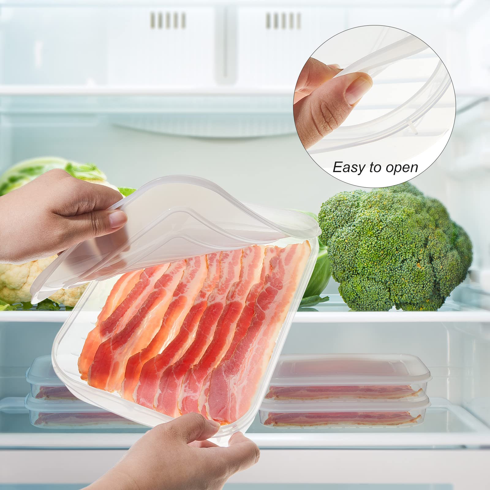 Suclain tapa hermetica con cierre seguro conserva carnes frías sin pérdida de aroma