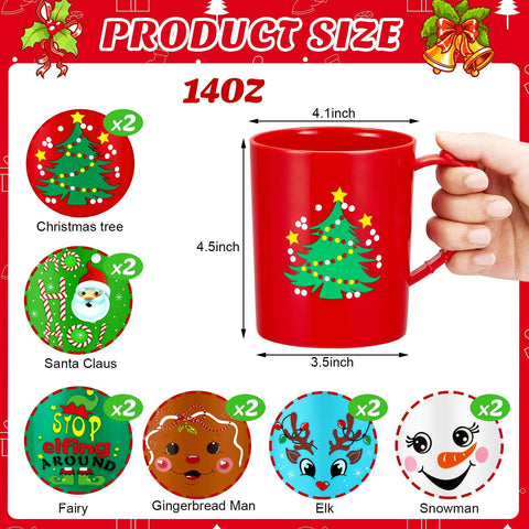 Taza Suclain muneco-nieve 15oz, perfecta para chocolate caliente