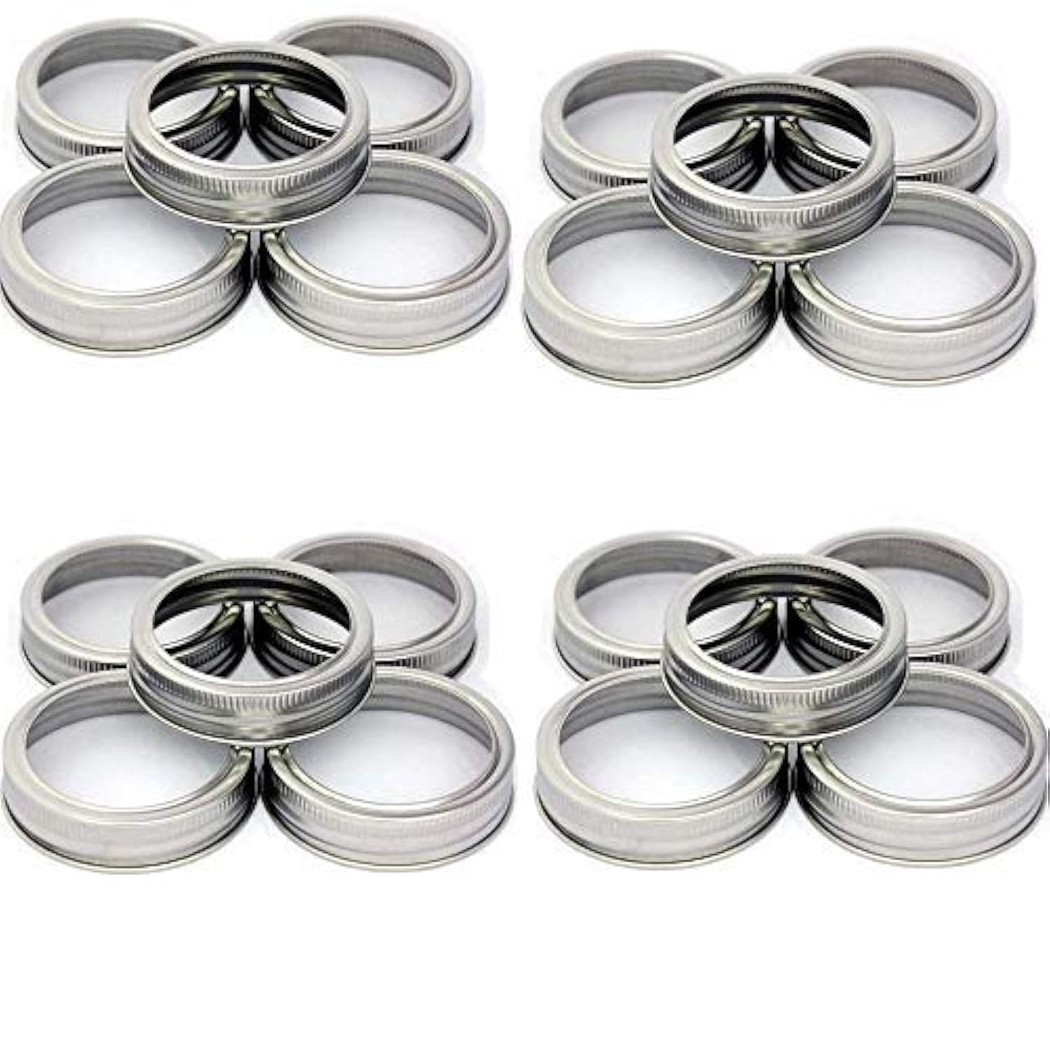 Anillos SUCOHANS para Mason jar boca ancha, juego de 20 piezas duraderas.