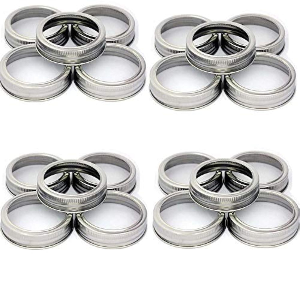 Anillos SUCOHANS para Mason jar boca ancha, juego de 20 piezas duraderas.