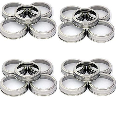 Anillos SUCOHANS para Mason jar boca ancha, juego de 20 piezas duraderas.