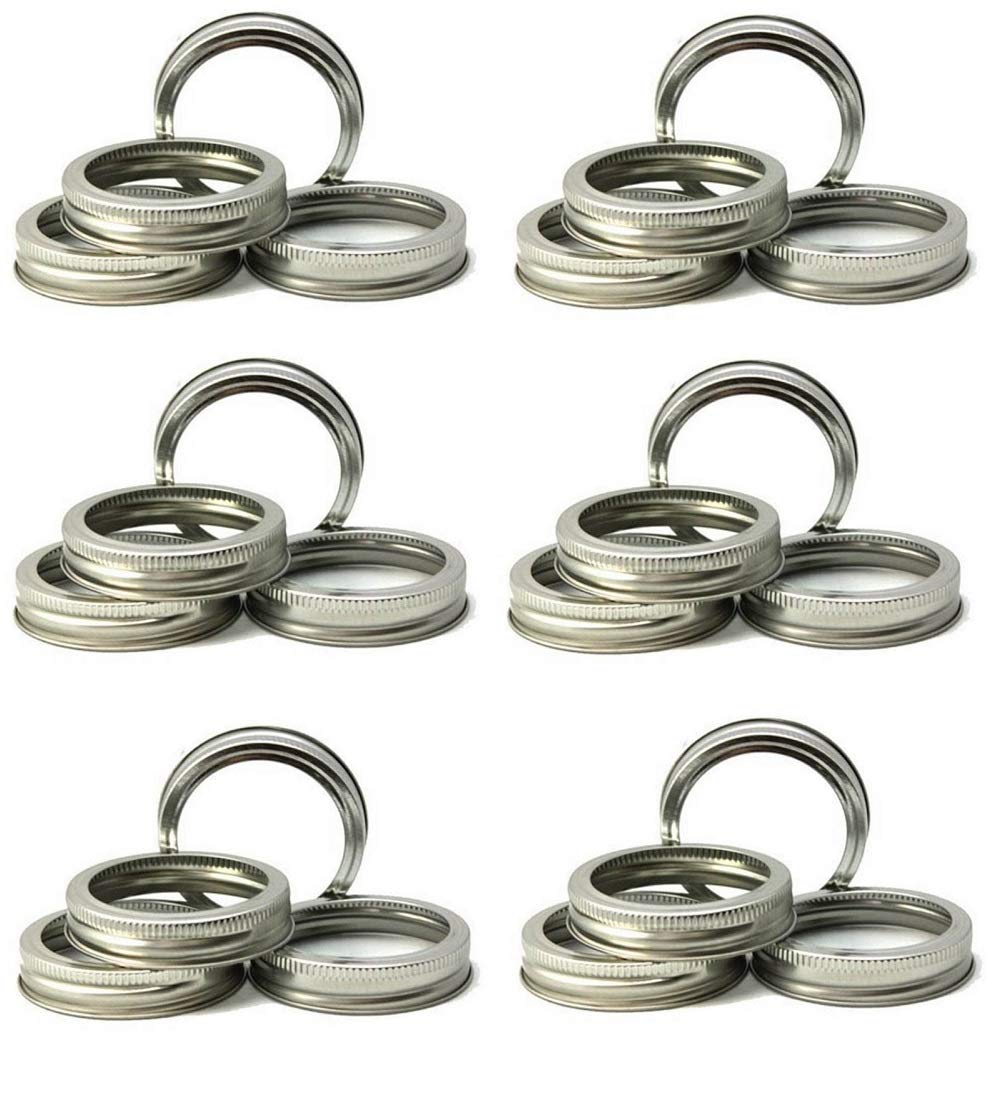 SUCOHANS, anillos para mason jar boca regular, aptos para esterilización y reutilización.