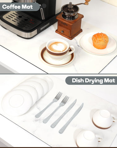 Diseño estilo mármol blanco SUEH DESIGN, añade elegancia a la barra de café.