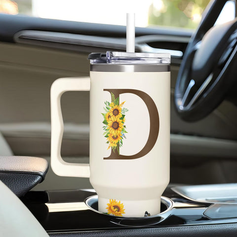 SUFAVN detalle de girasoles y monograma, regalo para jefas