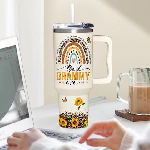 SUFAVN diseño ergonómico: vaso térmico cómodo para llevar.