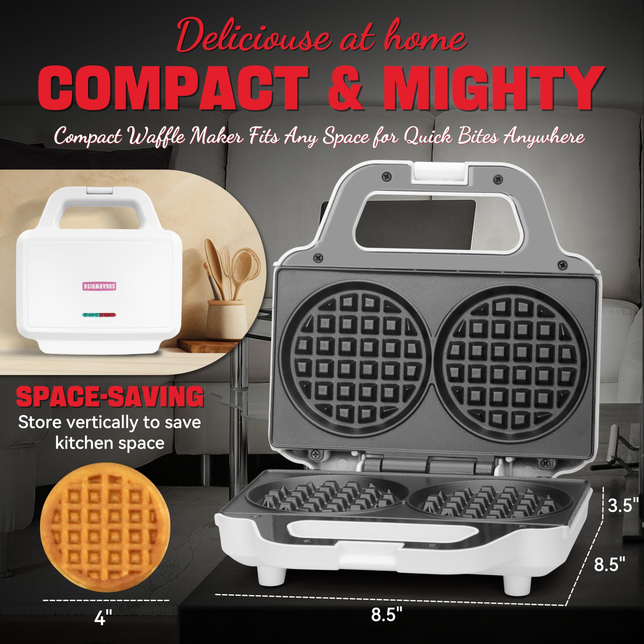 SugarWhisk para galletas pequeñas, meriendas rápidas y porciones controladas.