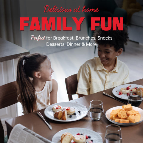 Uso familiar con SugarWhisk para desayunos y meriendas en familia.