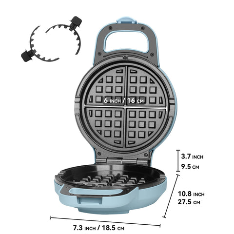 SugarWhisk waflera ideal para dormitorios y campamento