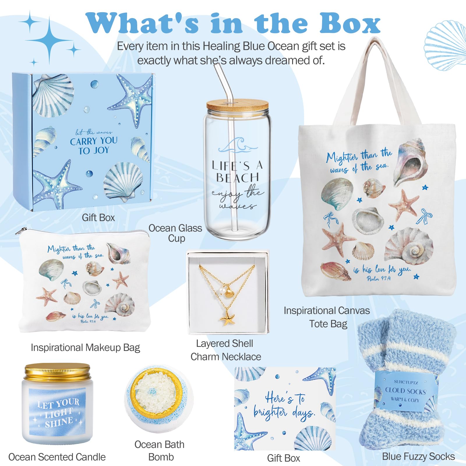 Suhctuptx bolsa de maquillaje inspiracional, organiza productos con elegancia