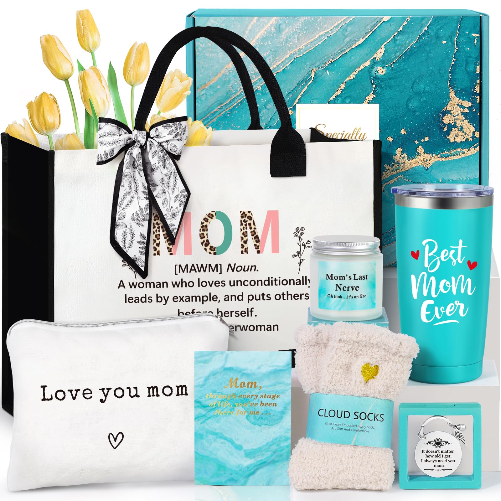 Bolsa tote para mamá, espaciosa y resistente para uso diario.