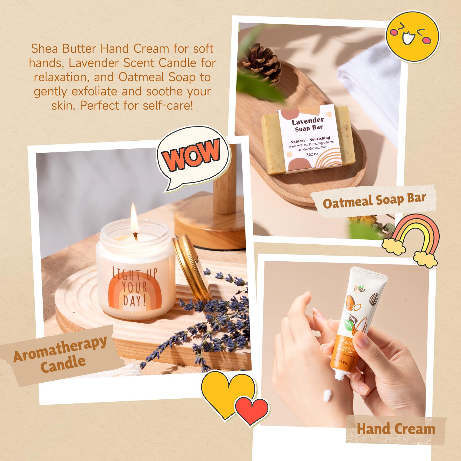 Crema de manos Suhctuptx para cuidado diario de la piel.