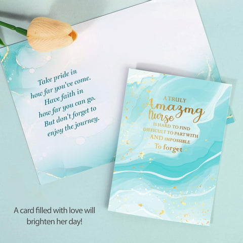 Tarjeta de felicitación doble Suhctuptx para mensajes personalizados.